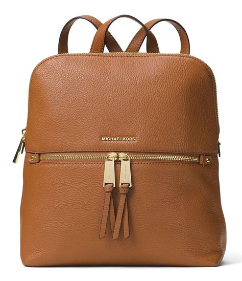 michael kors slim rhea backpack|Michael Kors rhea large backpack.